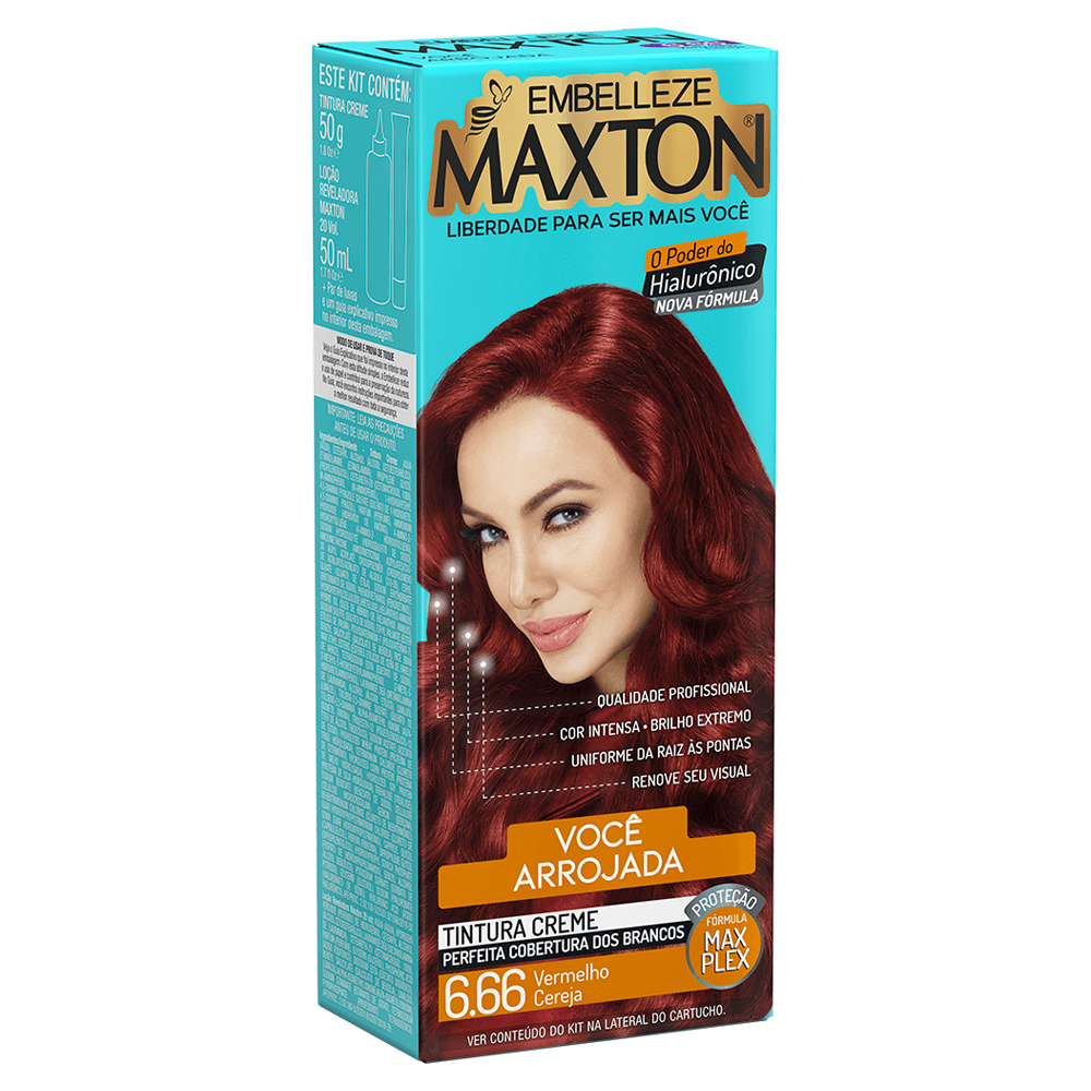 TINT EMBEL MAXTON VERMELHO CEREJA 6.66
