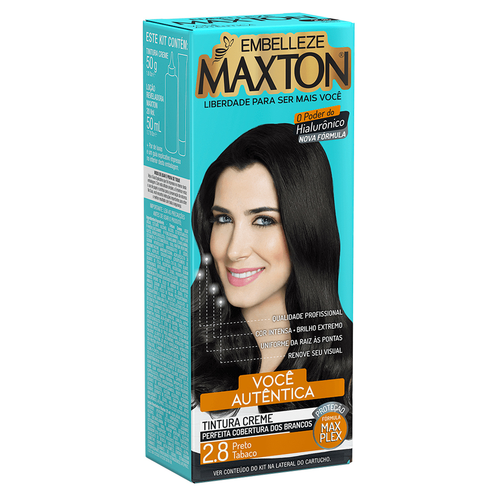 TINT EMBEL MAXTON PRETO TABACO 2.8