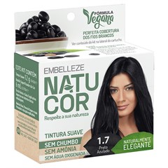 TINT EMBEL NATUCOR 1 7 PRETO AZULADO