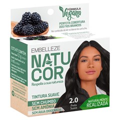 TINT EMBEL NATUCOR 2 0 PRETO SUAVE