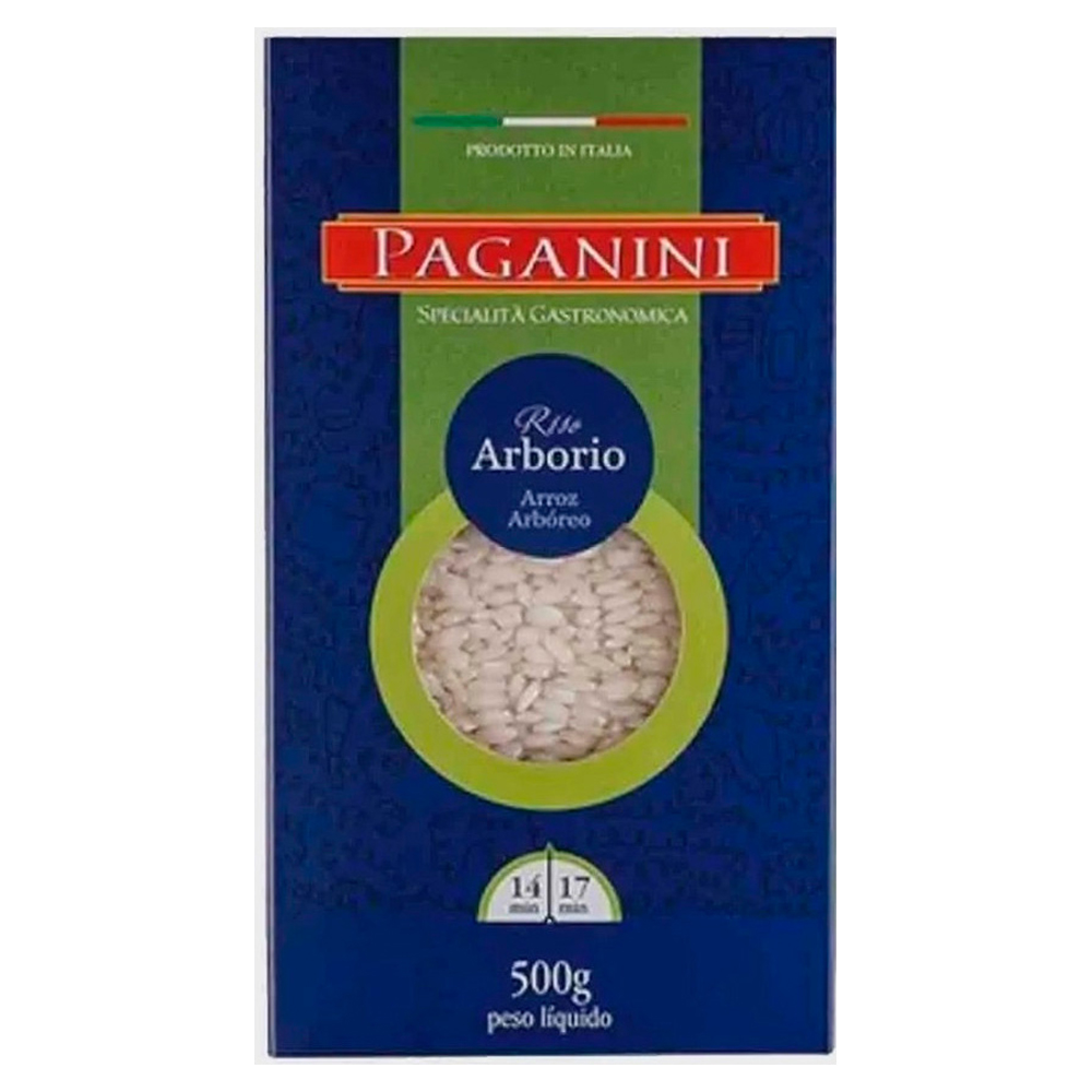 ARROZ ARBÓRIO TIPO 1 PAGANINI CAIXA 500G
