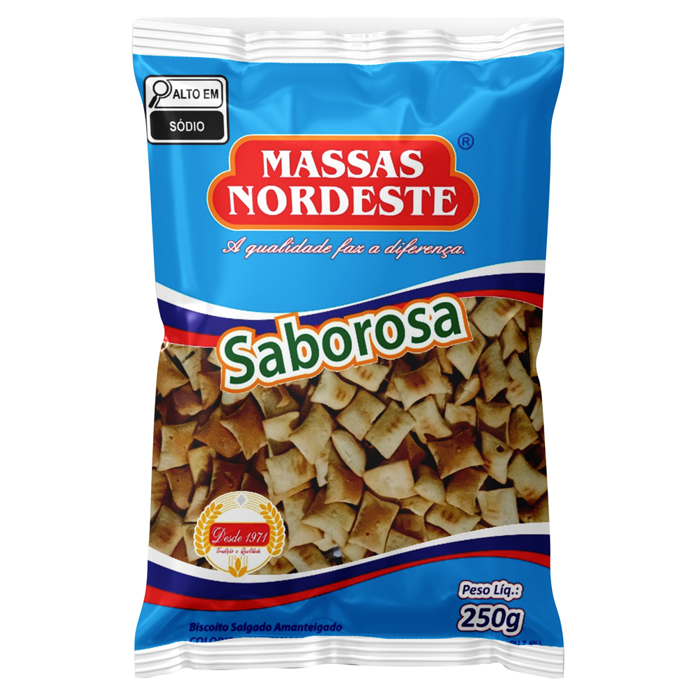 BOLACHA SABOROSA MASSA NORDESTE 250G
