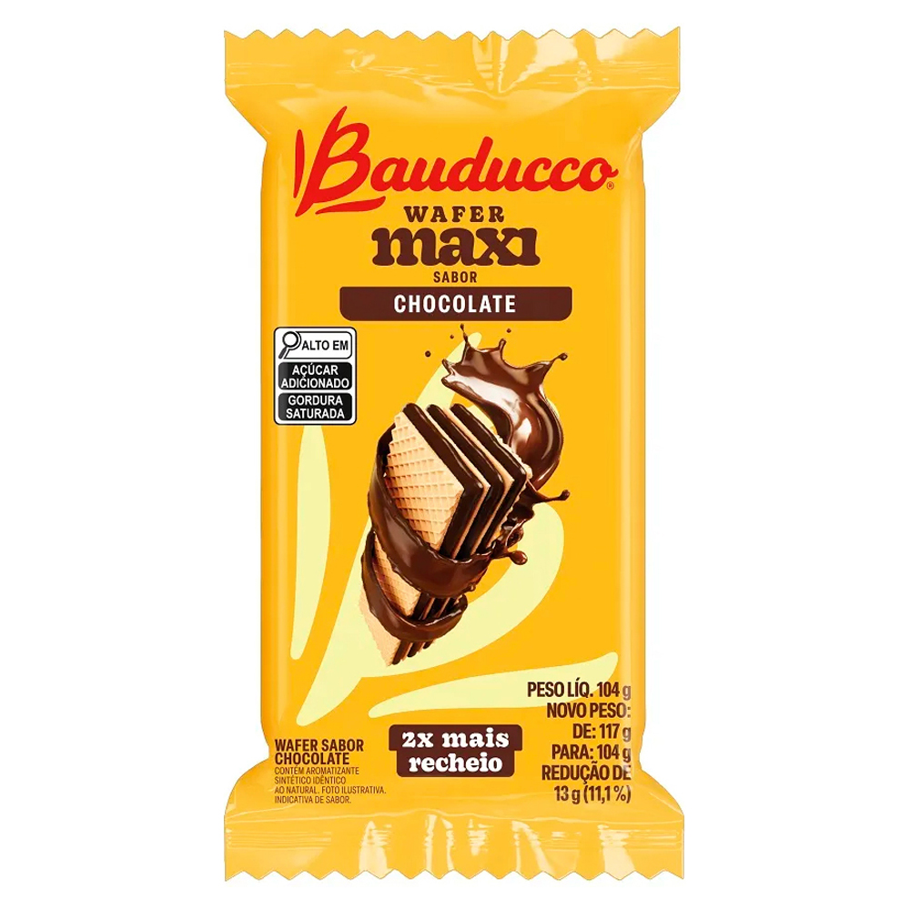 BISC BAUDUCCO WAFER 104G MAX CHOC