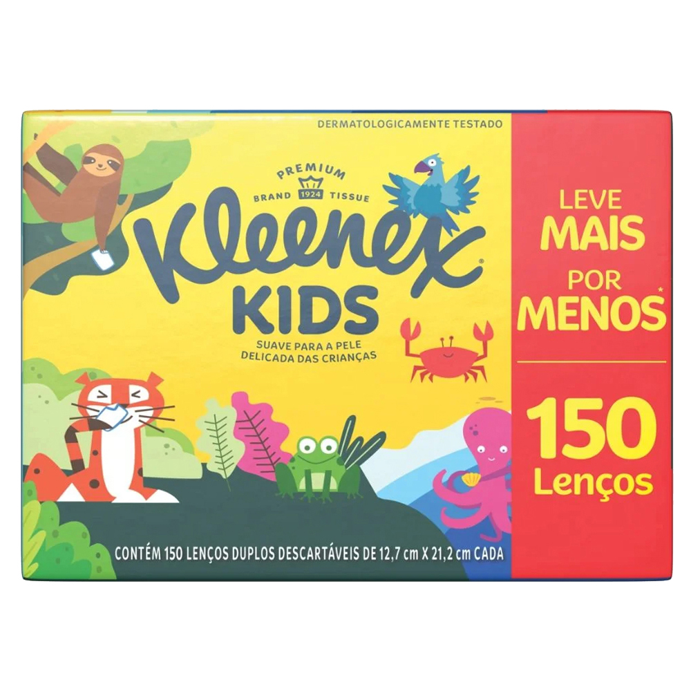 LENCO DE PAPEL KLEENEX BOLSO 150UN