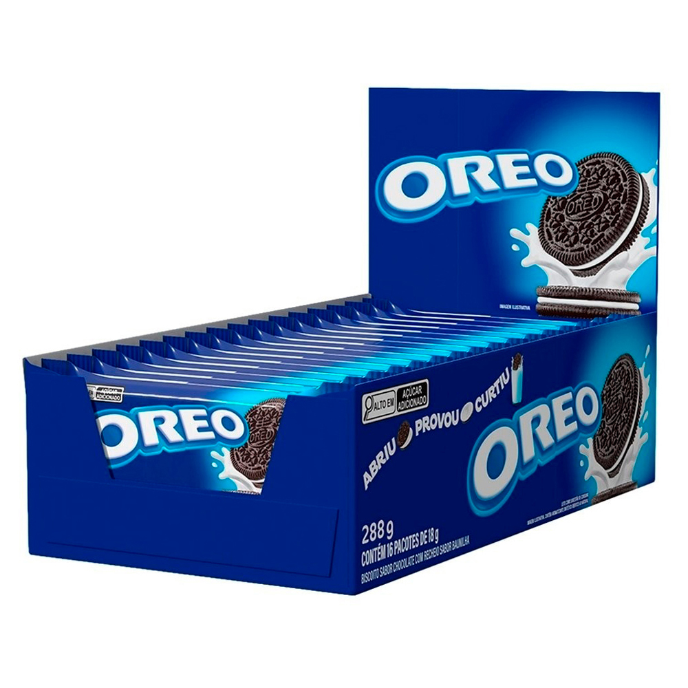 BISC OREO RECH 16X18G ORIGINAL