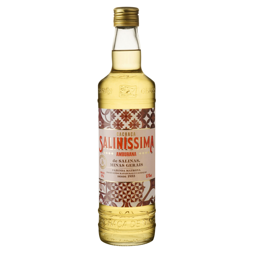 CACHACA SALINISSIMA AMBURANA 670ML
