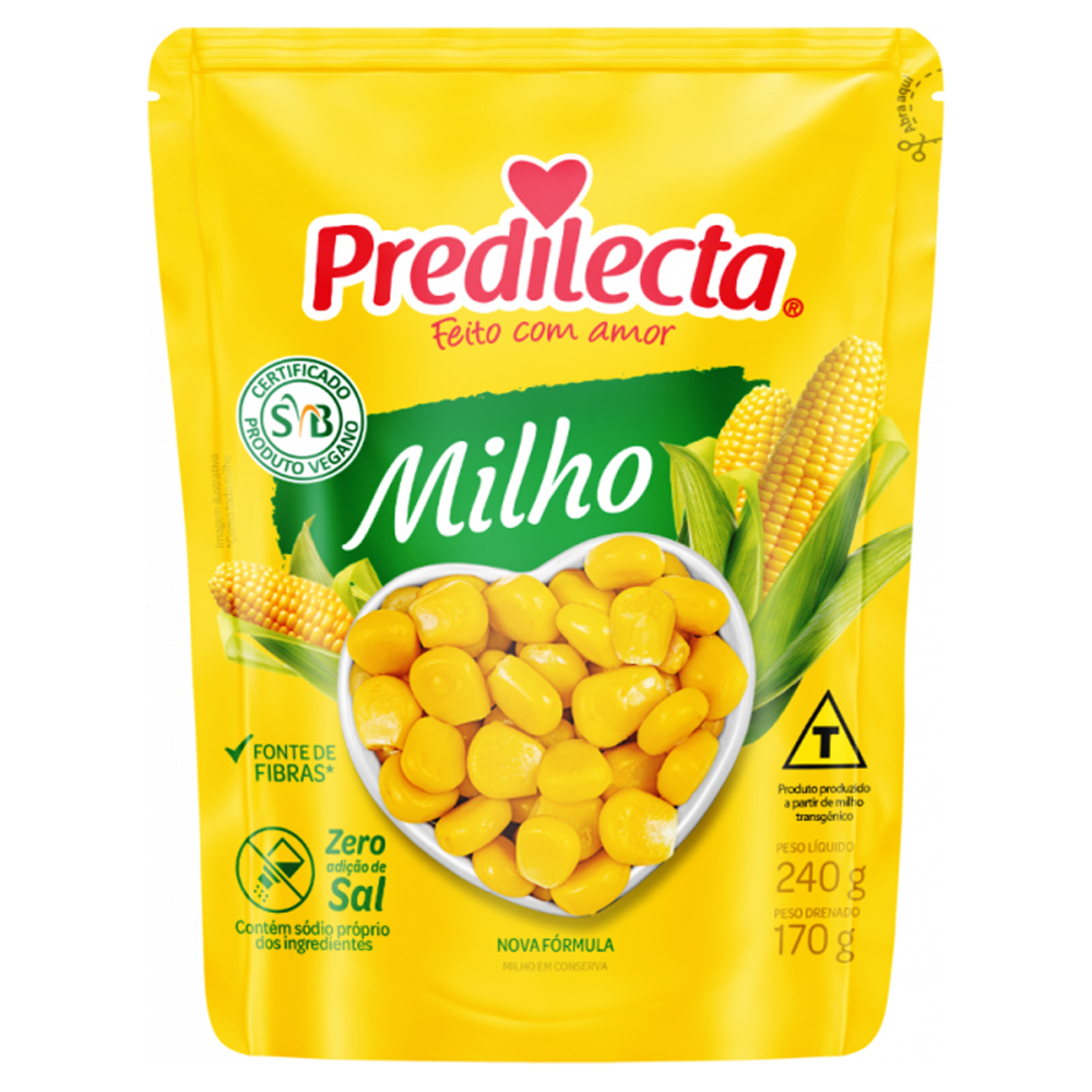 MILHO VERDE PREDILECTA SACHE 170G