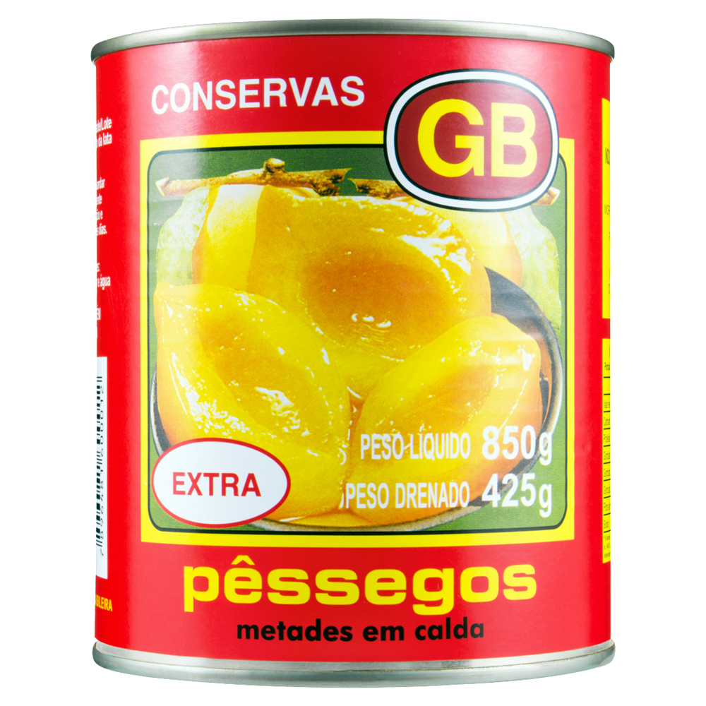 DOCE PESSEGO GB EM CALDA METADE 450G