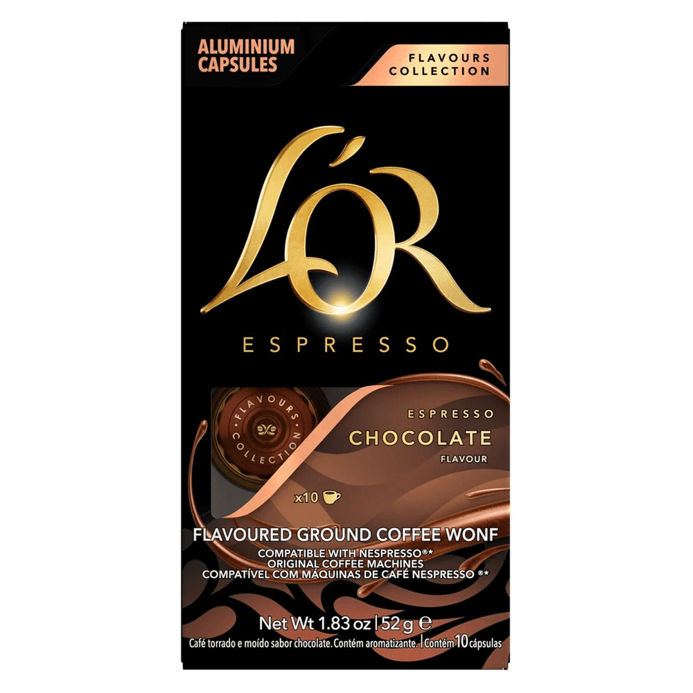 CAFÉ EM CÁPSULAS LOR ESPRESSO DE CHOCOLATE 10 UN