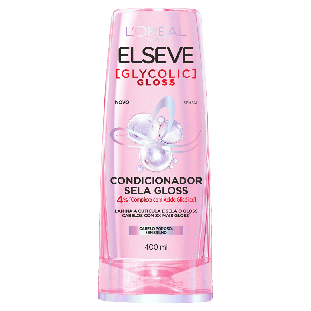 COND ELSEVE GLYCOLIC GLOSS 400ML