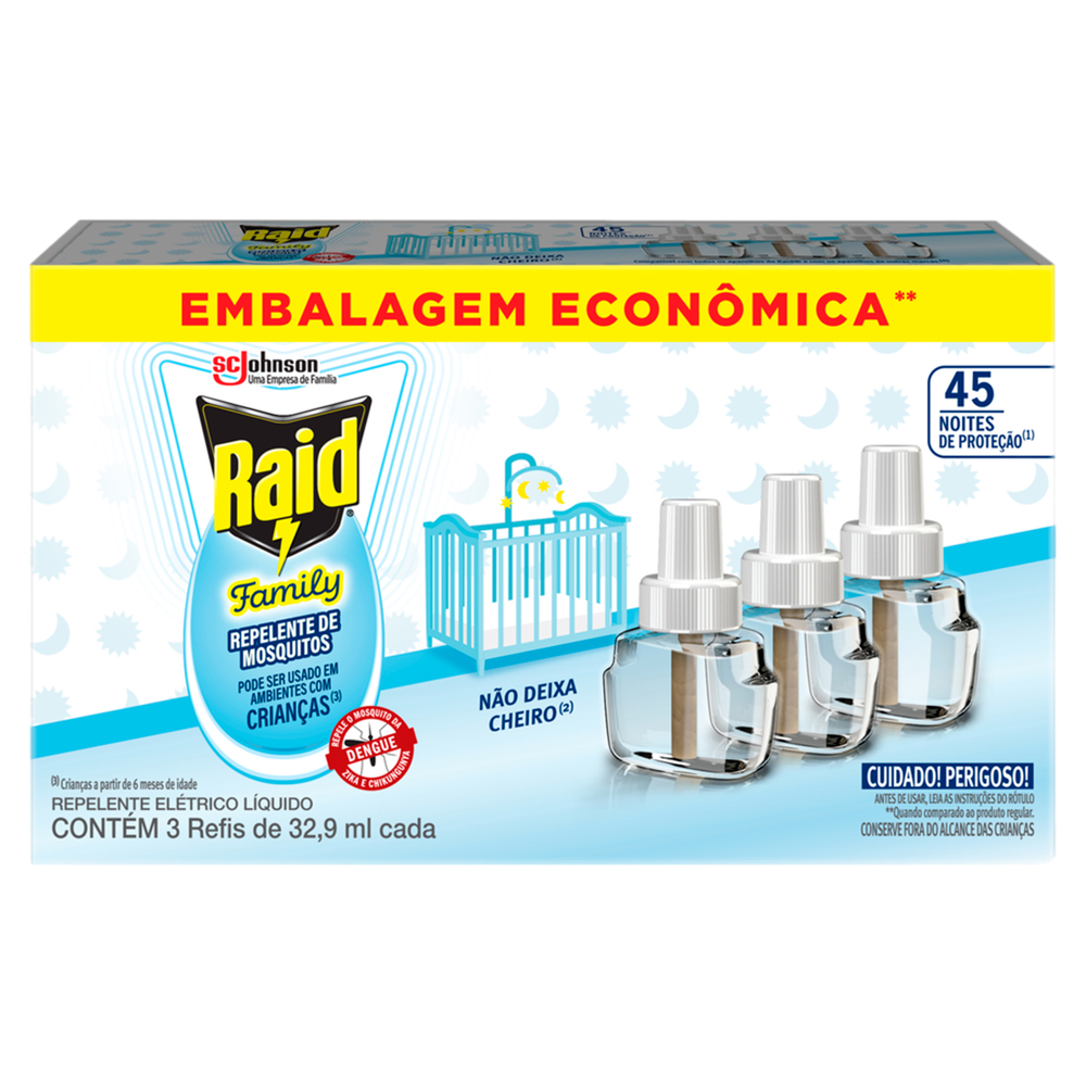 INS RAID ELET LIQ FAMILY 3RF 45N 32 9ML 