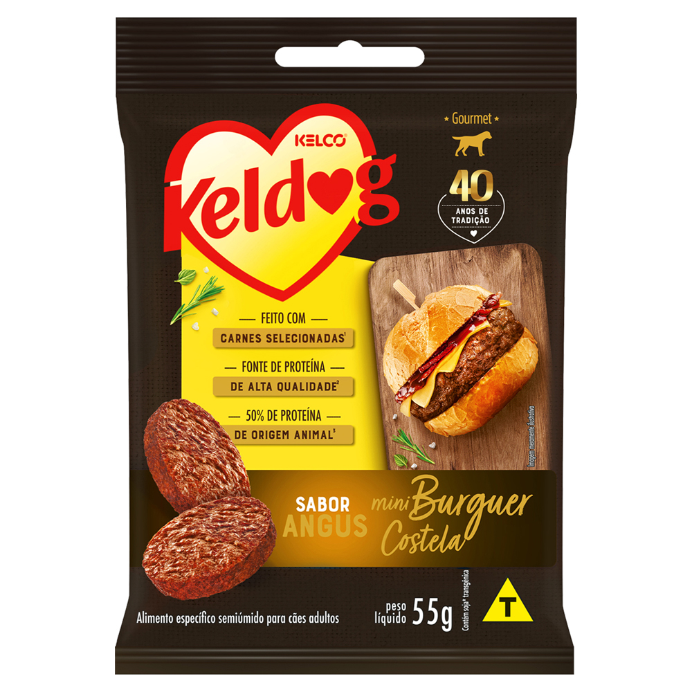 MINI HAMBURGUER COSTELA ANGUS KELDOG 55G