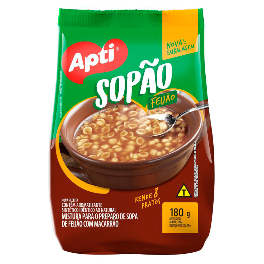 SOPAO FEIJAO C/ MACARRAO APTI 180G