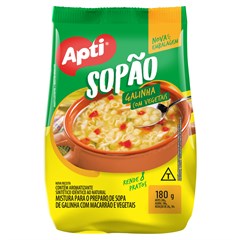 SOPAO GALINHA C/ VEGETAIS APTI 180G