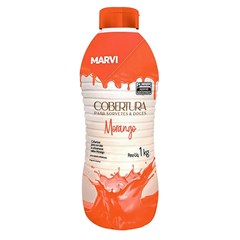 COBERT P/SORVETE MARVI MORANGO 1,0KG