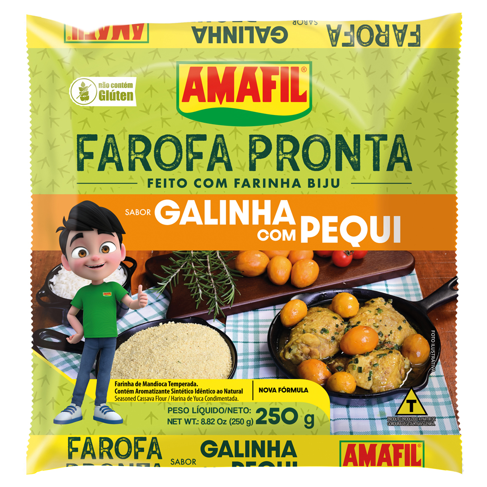 FAROFA PRONTA GAL C/PEQUI AMAFIL 250G