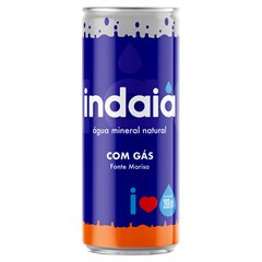 AGUA MINERAL INDAIA 269ML C/GAS LATA