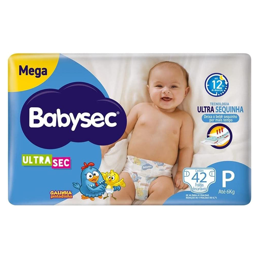 FRALDA BABYSEC ULTRA MEGA  P  42UN