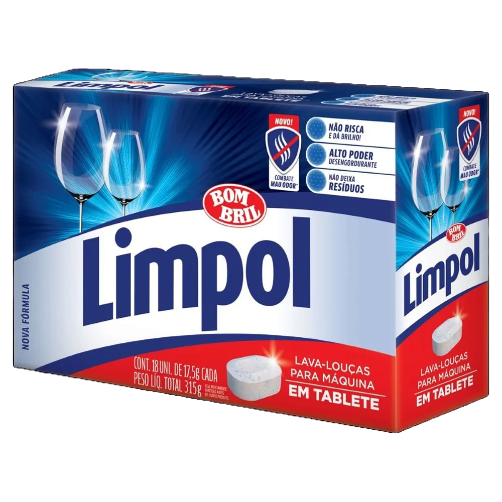DET LIMPOL 315G MAQ LAVAR TABLETE