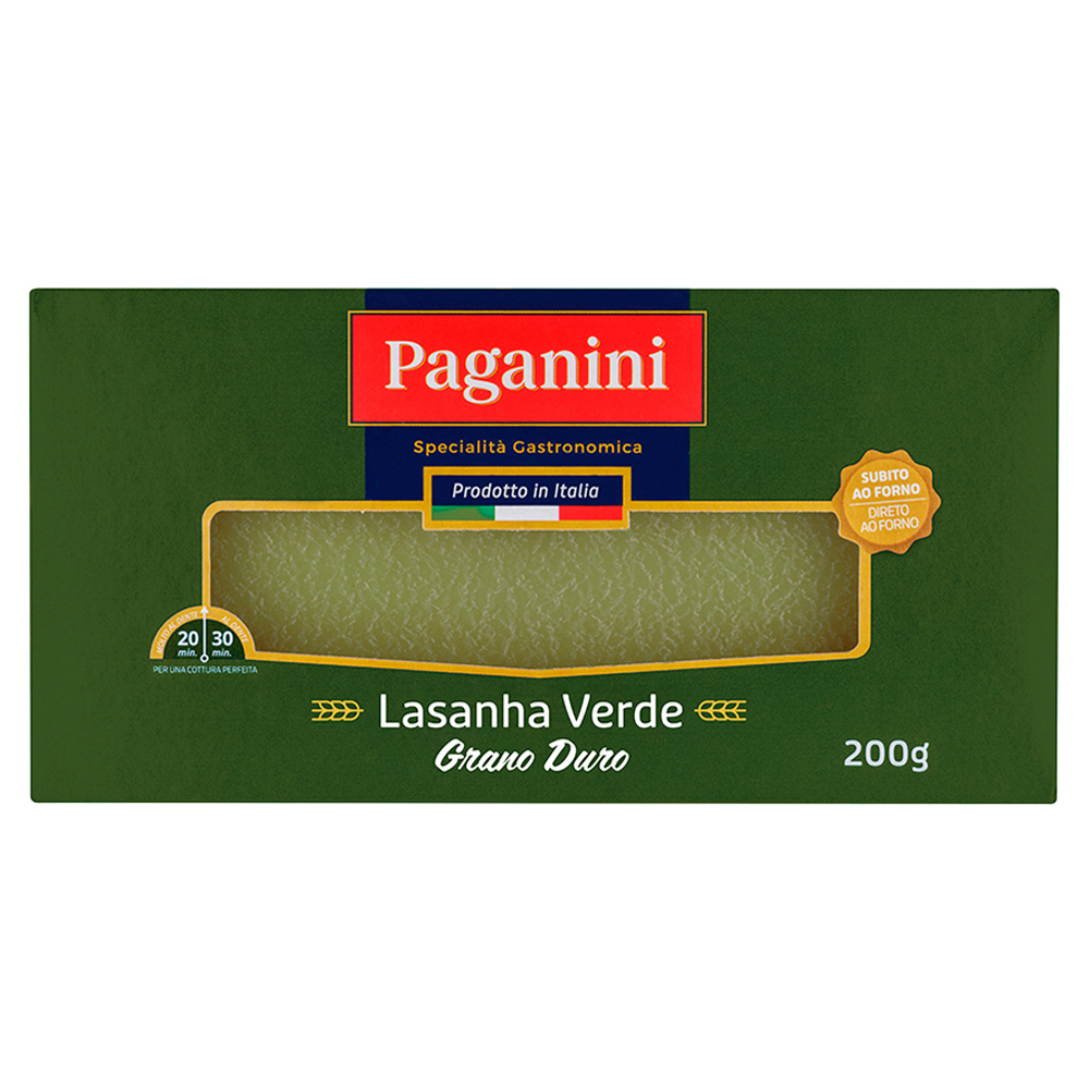 MAC PAGANINI 200G LASANHA VERDE