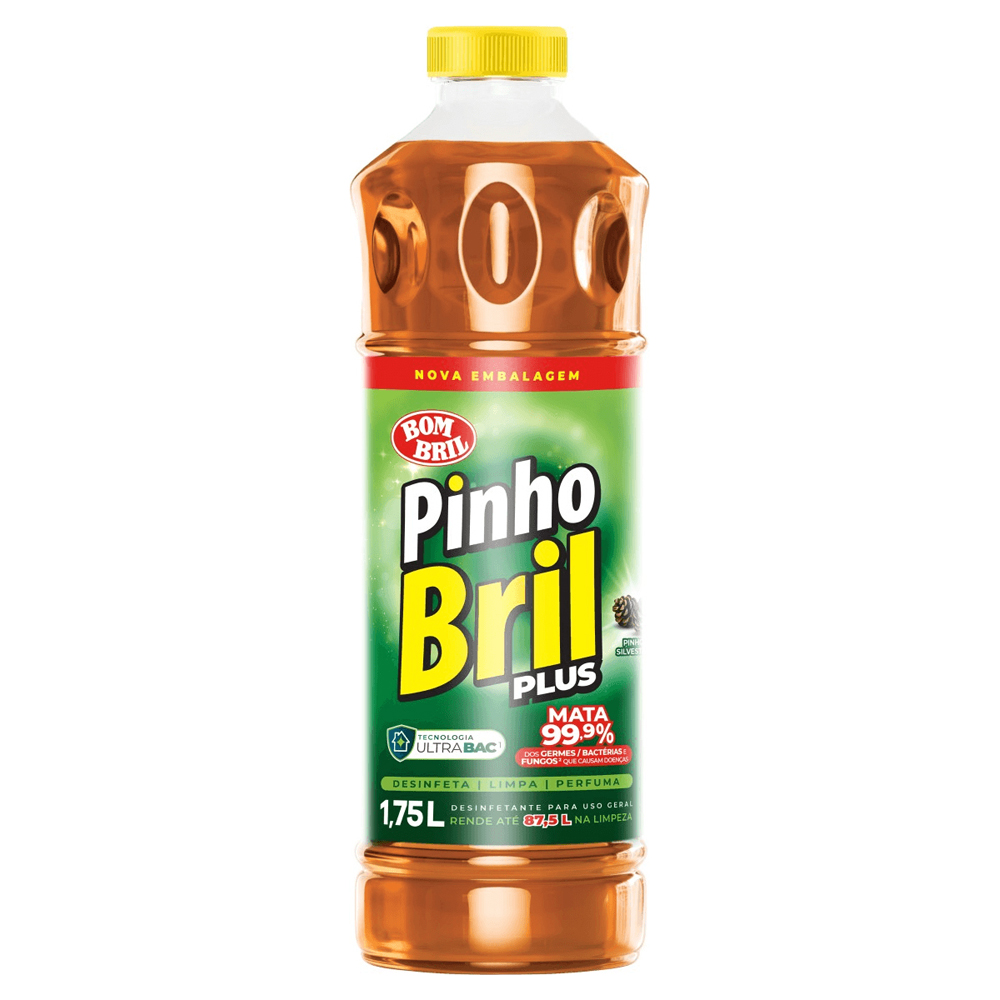 DESINFETANTE USO GERAL PINHO SILVESTRE PINHO BRIL PLUS FRASCO 1,75L