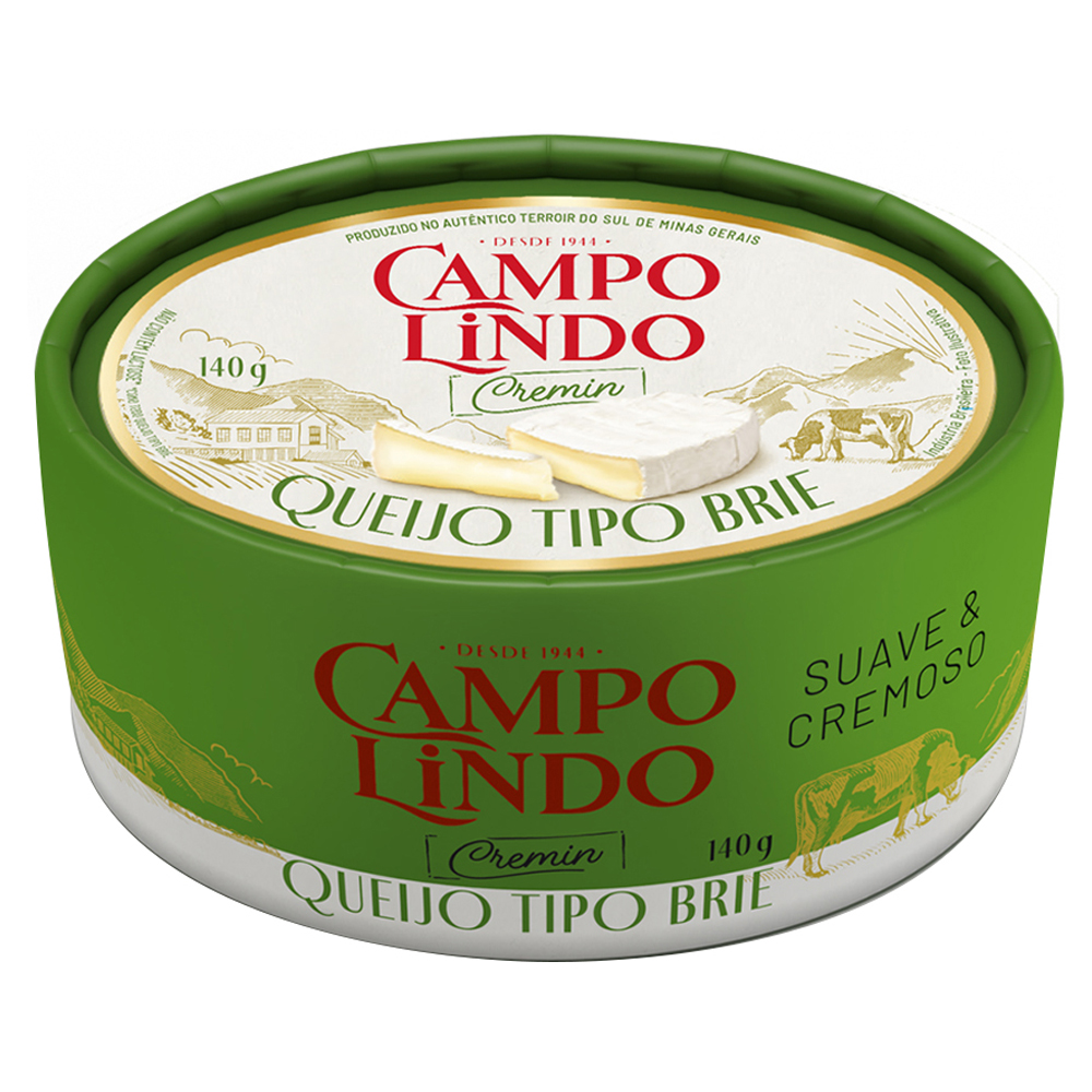 QUEIJO TIPO BRIE CAMPO LINDO 140G