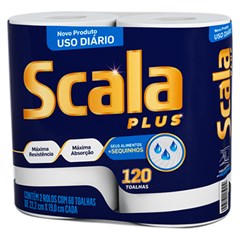 TOALHA DE PAPEL SCALA REG 2RL 60FLS