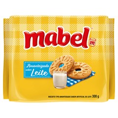 BISC MABEL AMANTEIGADO LEITE  300G