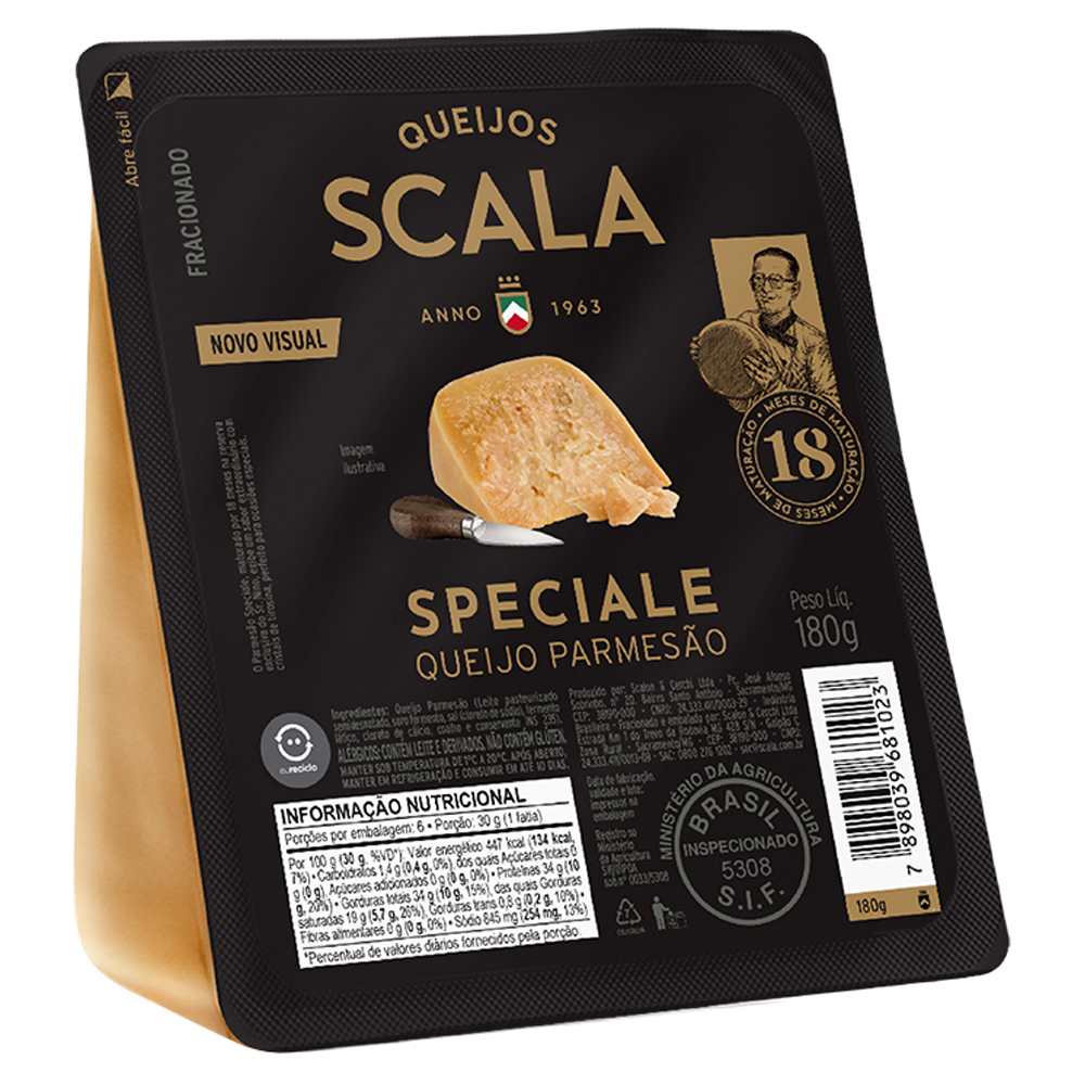 QUEIJO PARMESAO SPECIALE 18 SCALA 180G