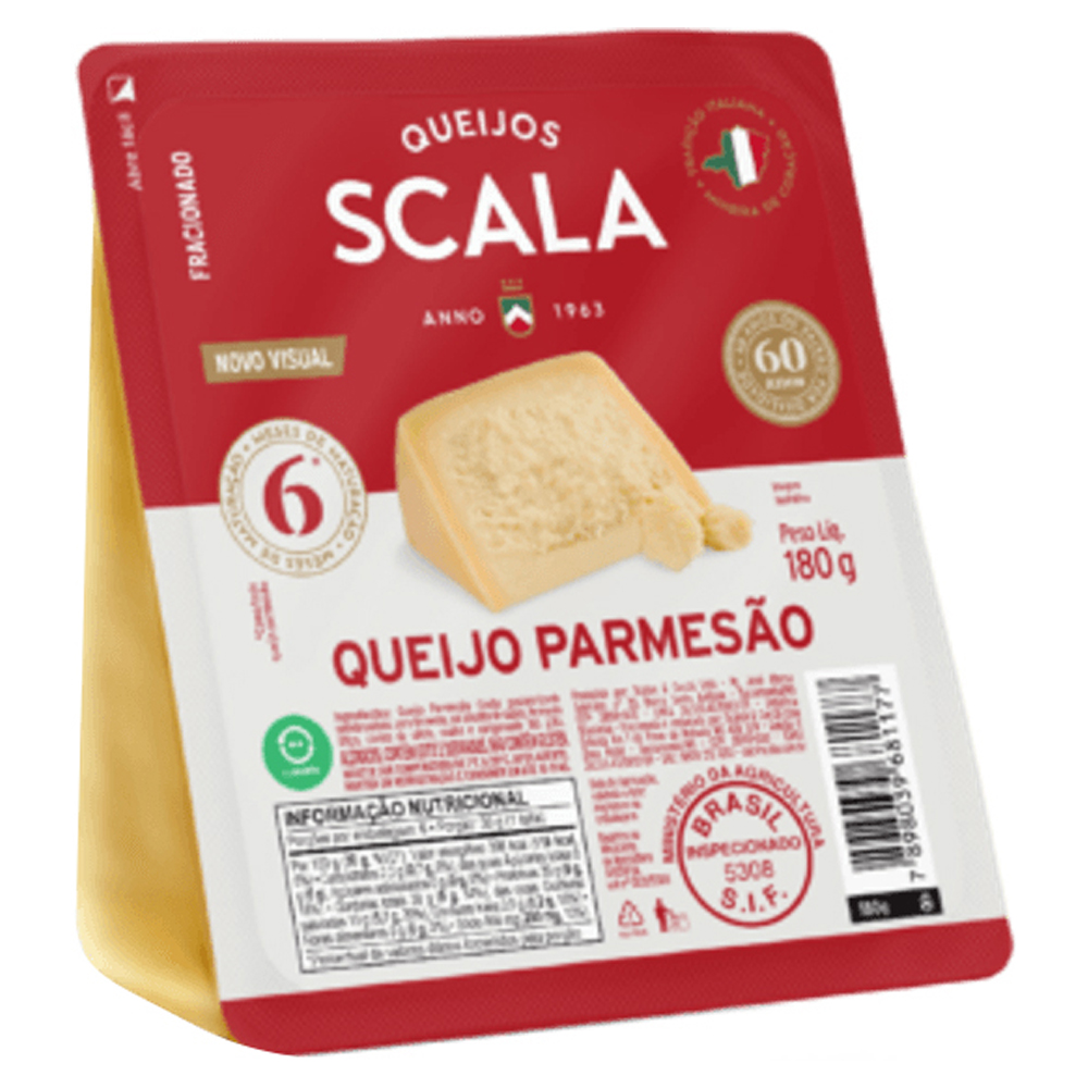 QUEIJO PARMESAO 6 SCALA 180G