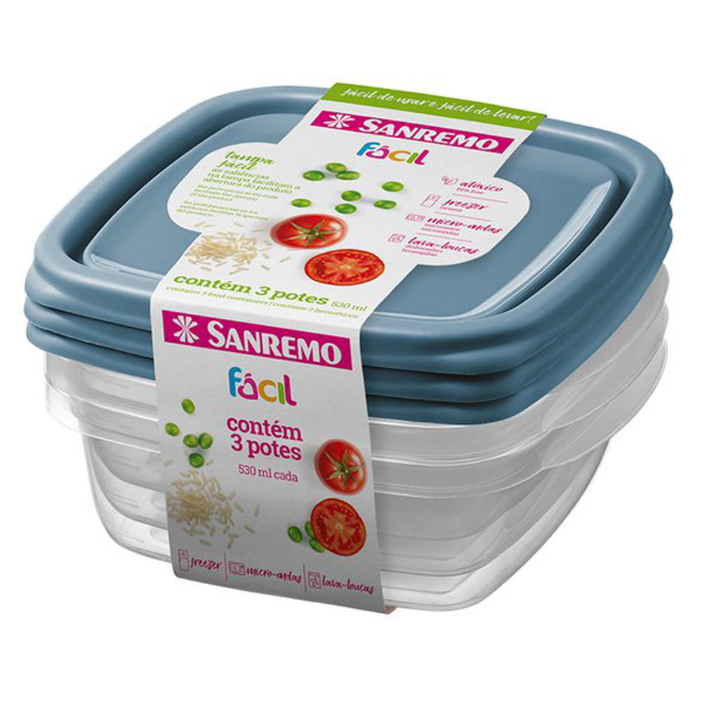 CJ POTES PLASTICOS SANREMO 3PC