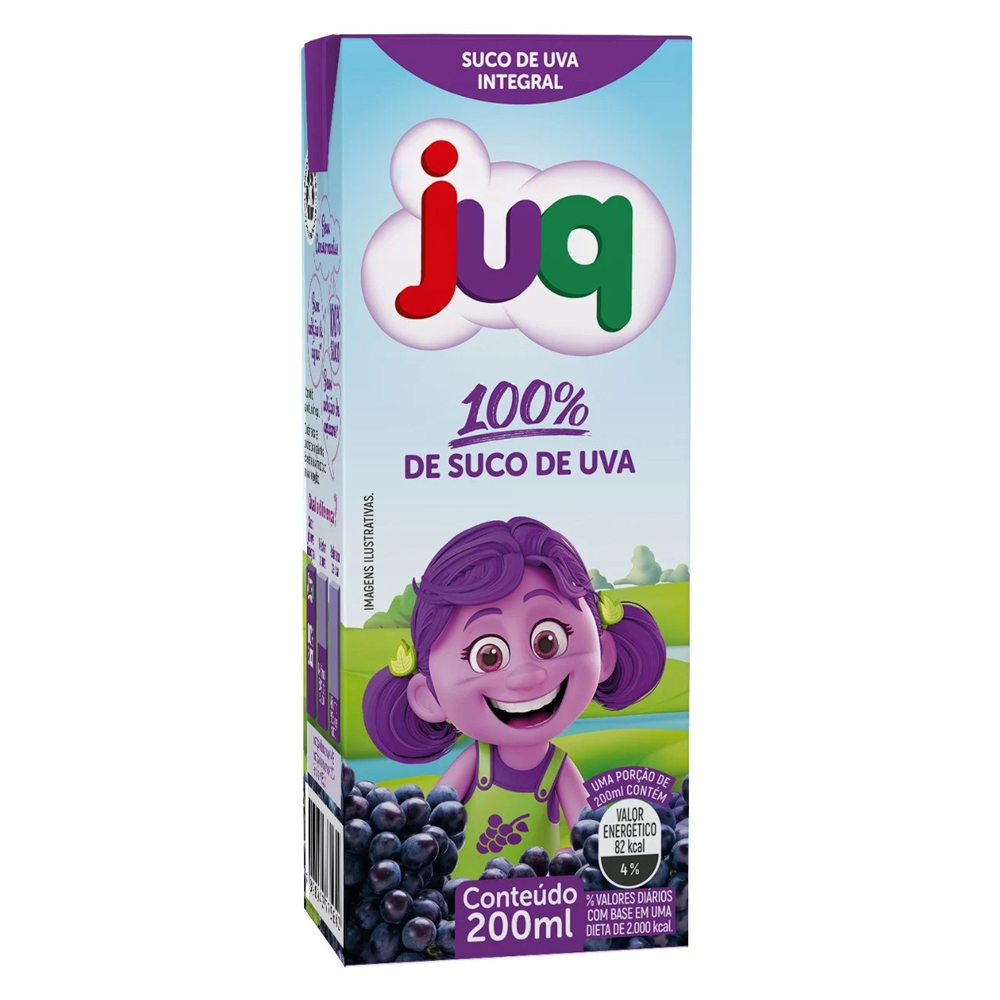 SUCO DE UVA JUQ INTEG 200ML