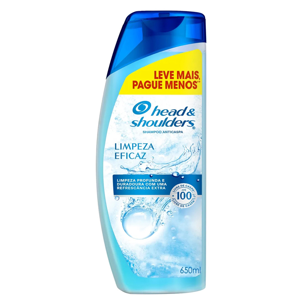 SH HEAD&SHOULD 650ML LIMPEZA EFICAZ PROM