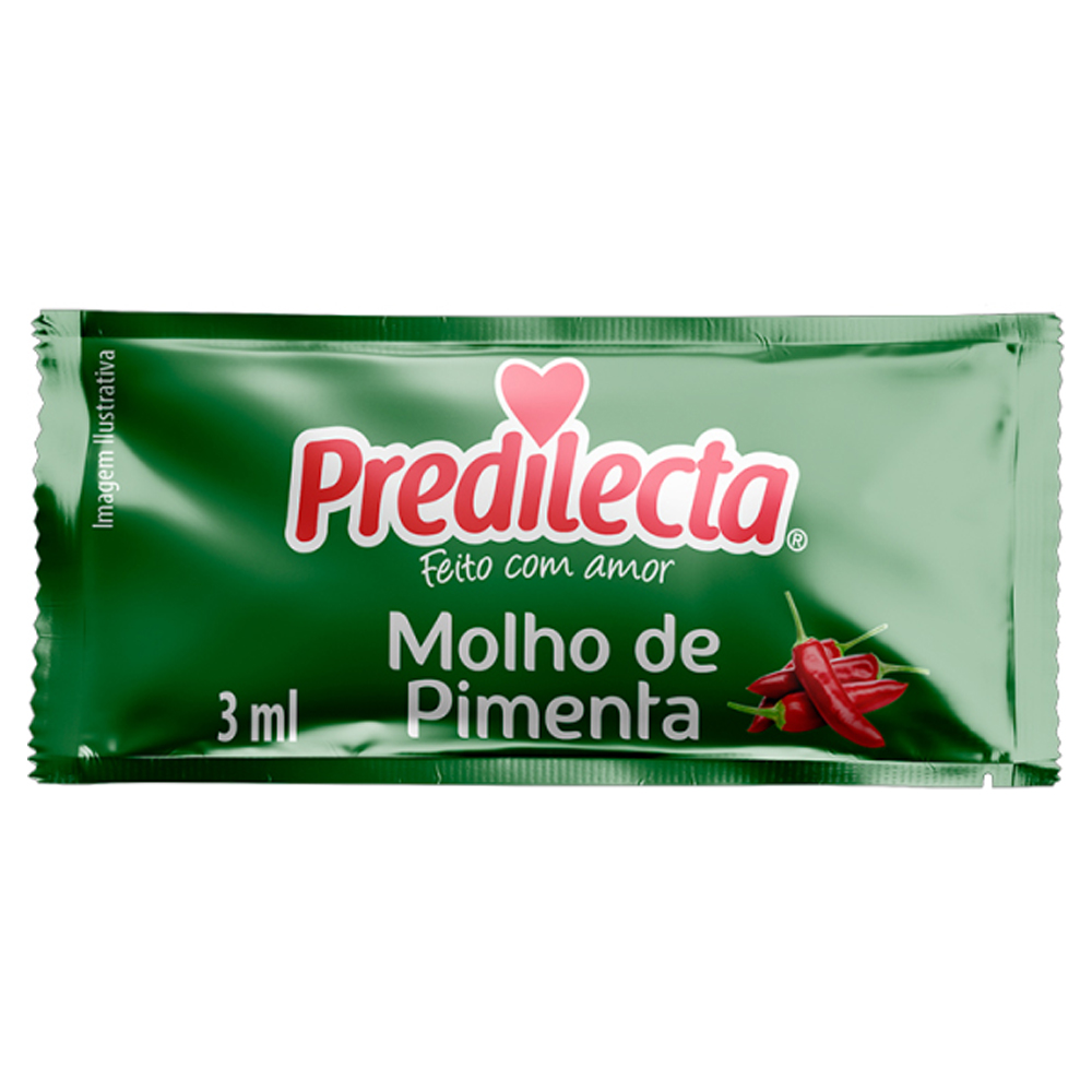 SACHET MOLHO PIMENTA PREDILECTA 144X03G