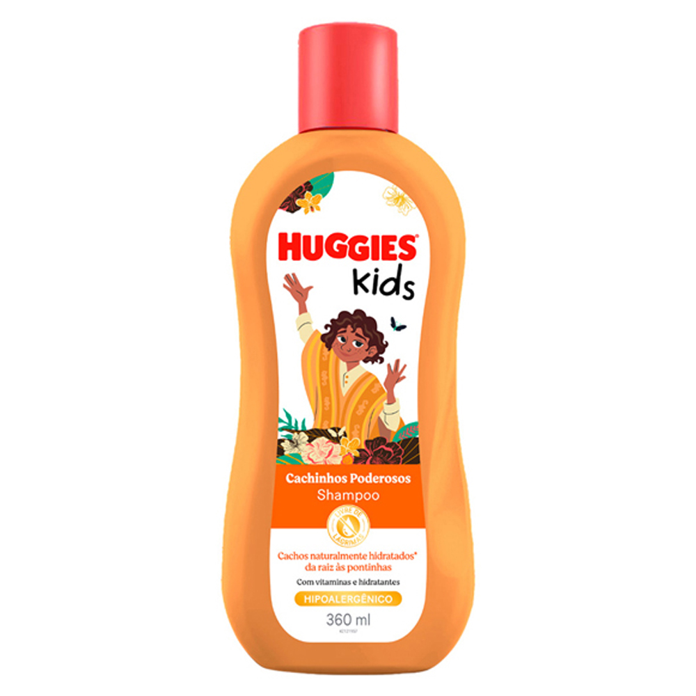 SHAMPOO HUGGIES KIDS CACHINHOS PODEROSOS 360ML