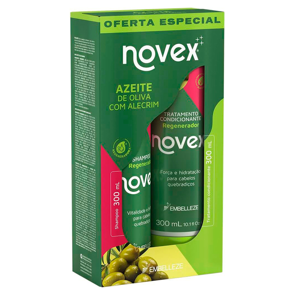 SH+COND NOVEX 300ML AZEITE DE OLIVA