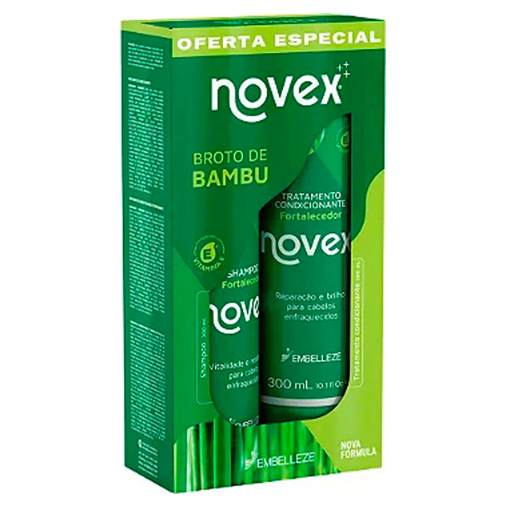 SH+COND NOVEX 300ML BROTO DE BAMBU