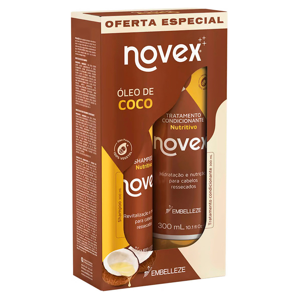 SH+COND NOVEX 300ML OLEO DE COCO