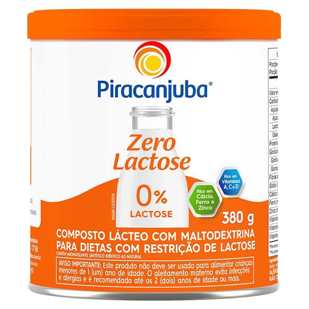 LEITE PO PIRACANJUBA 700G S/LACTOSE LT