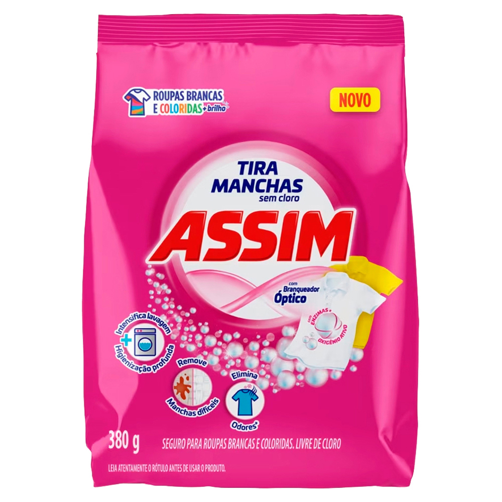 TIRA MANCHAS PO ASSIM ROSA BAG 380G