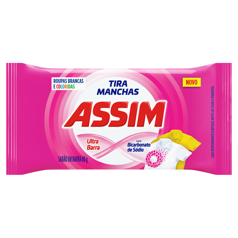 TIRA MANCHAS ASSIM BARRA ROSA 80G