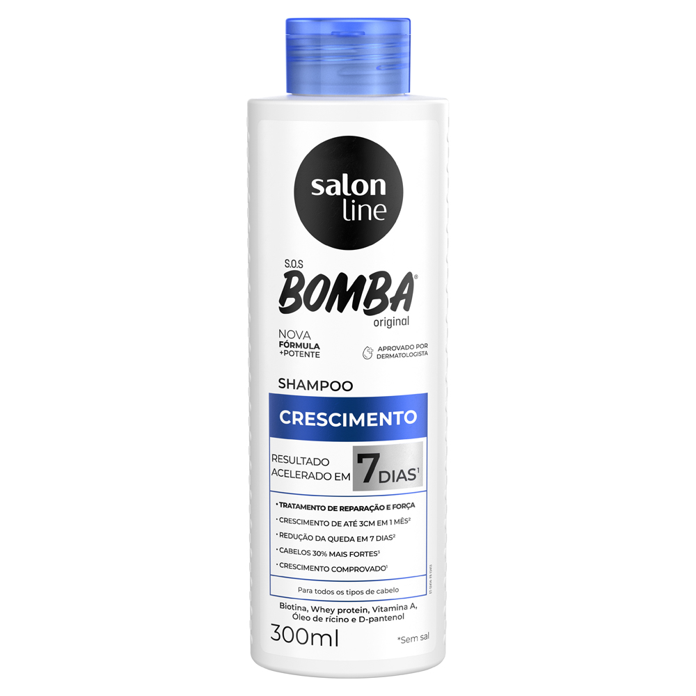 SHAMPOO SALON LINE BOMBA ORIGINAL 300ML