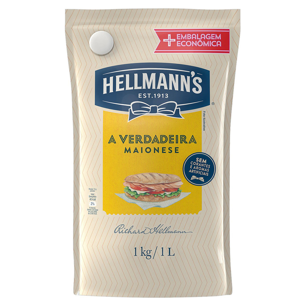 MAIONESE HELLMANNS DOYPACK 1KG