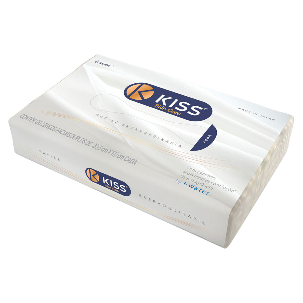 LENCO DE PAPEL KISS FD SKIN FACIAL 120FL