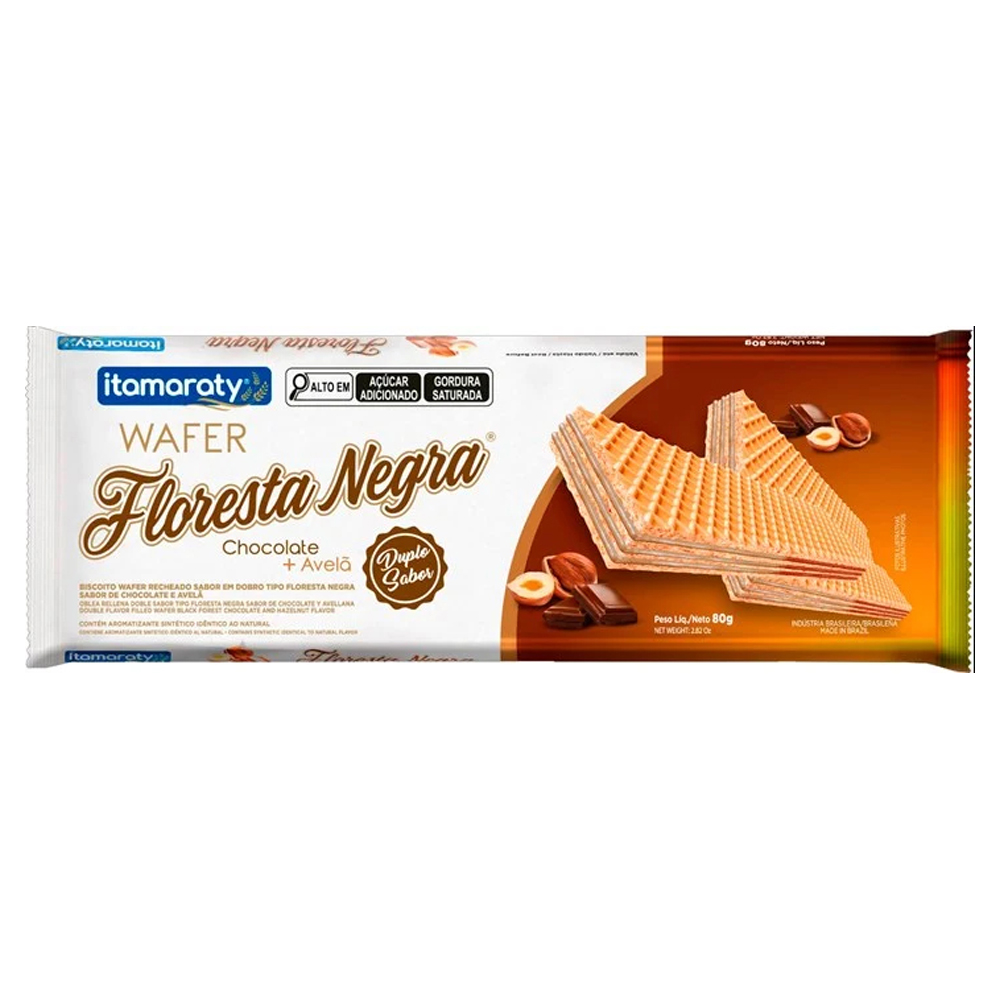 BISC ITAM WAFER FLORESTA NEGRA 80G