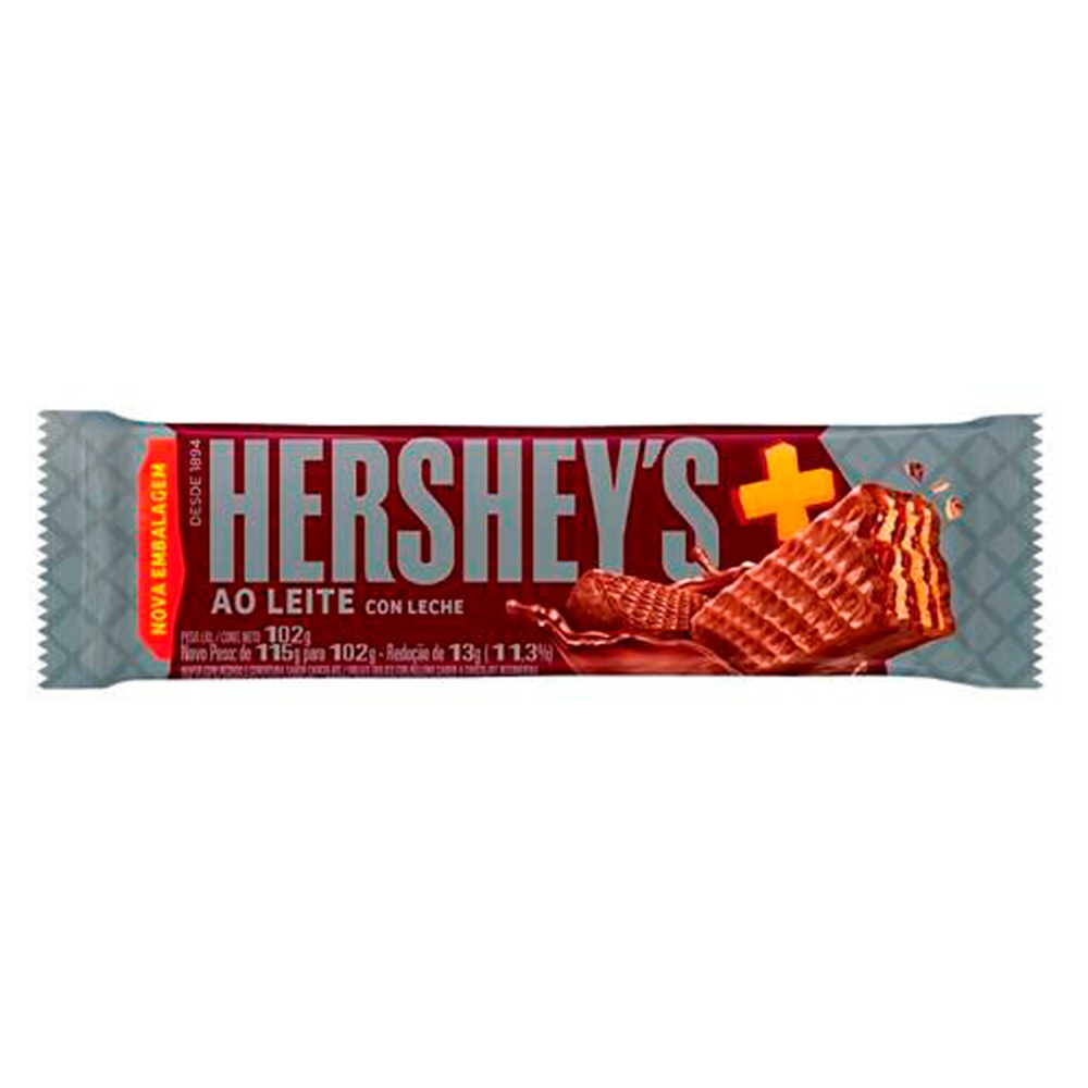 CHOC WAFER HERSHEYS + 102G AO LEITE