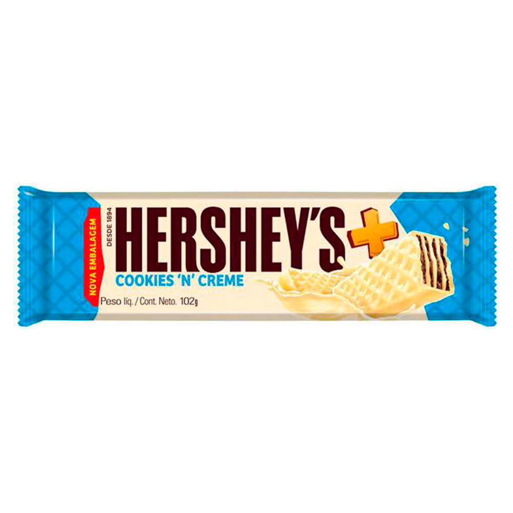 CHOC WAFER HERSHEYS + 102G COOKIES CREME