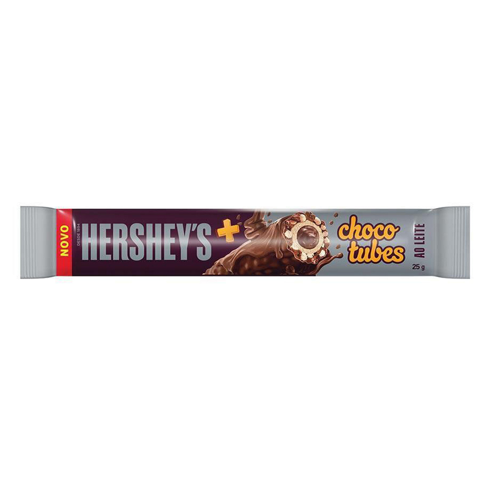 CHOC HERSHEYS 25G CHOCOTUBES AO LEITE