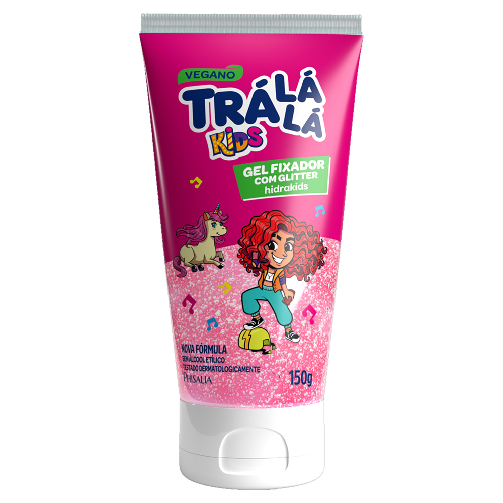 GEL TRA LA LA KIDS 150ML GLITER HIDRAKID