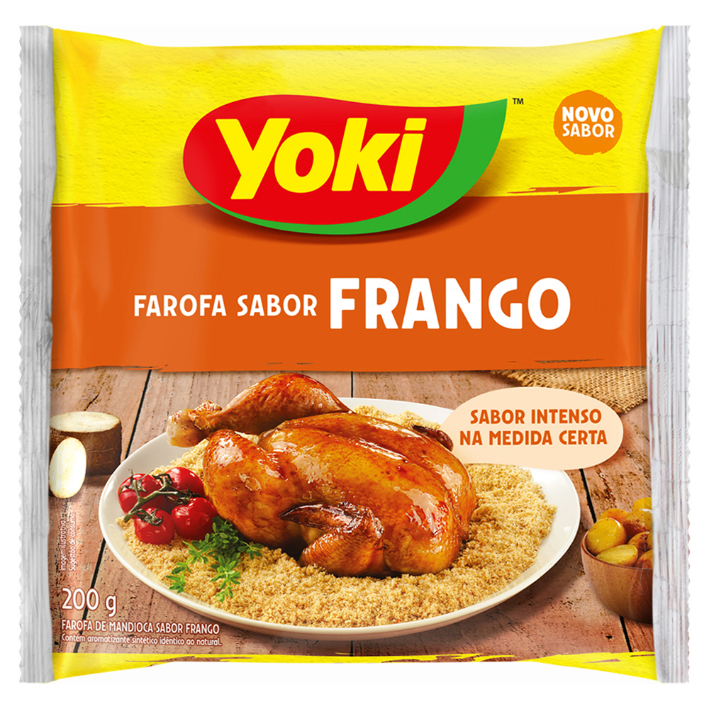 FAROFA PRONTA FRANGO ASSADO YOKI 200G